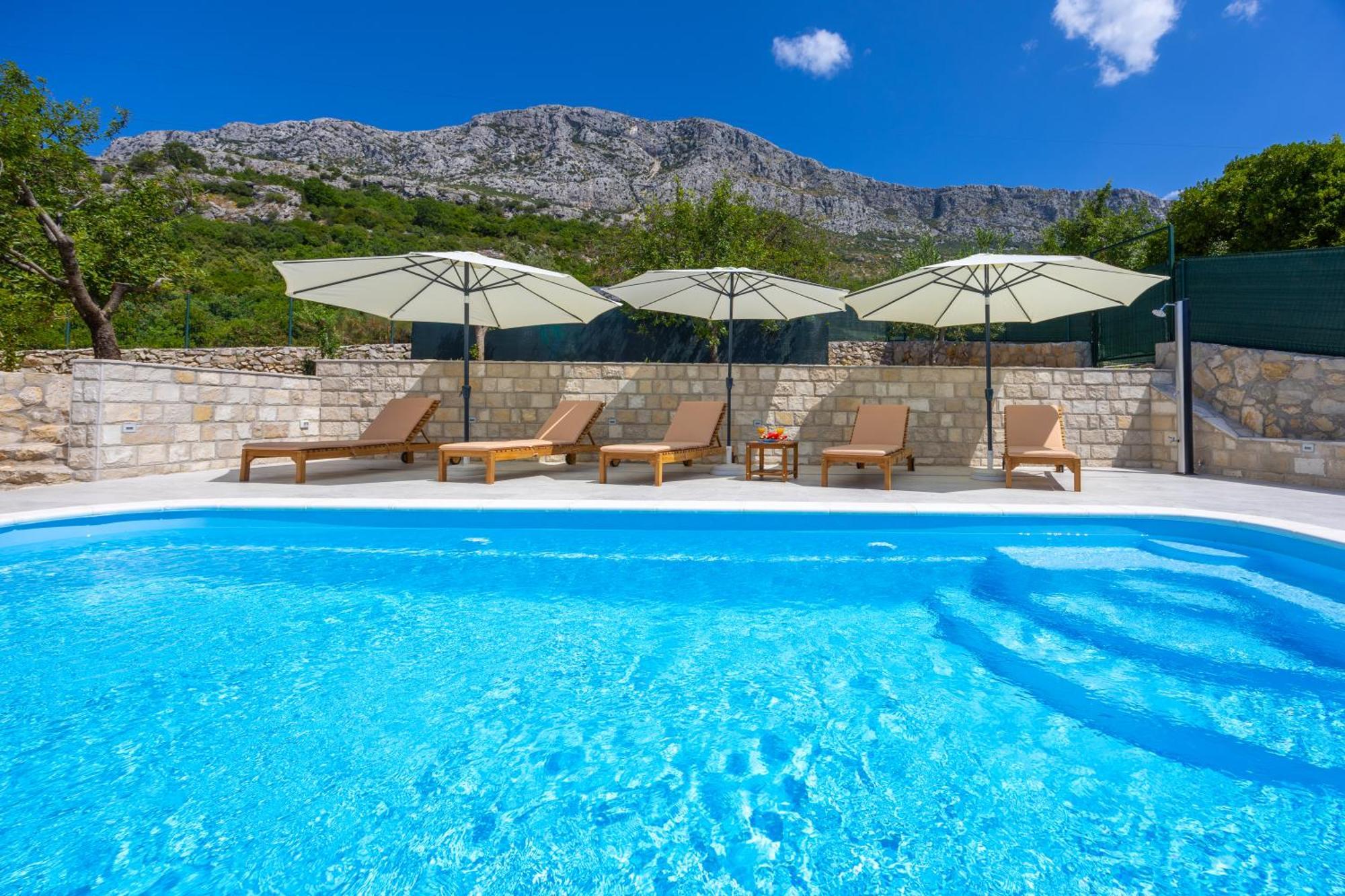 Private Villa Golden Hour With A View Of Split Area Kaštel Sućurac Exterior foto